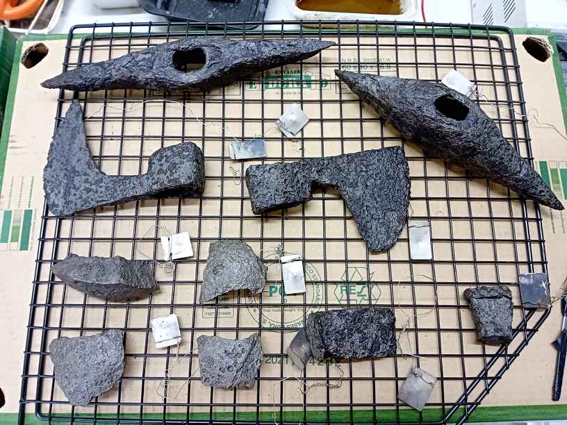 konzervace artefaktů ze železa